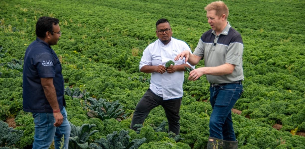 A trip to a local farm, ensuring every dish is a true farm-to-table experience